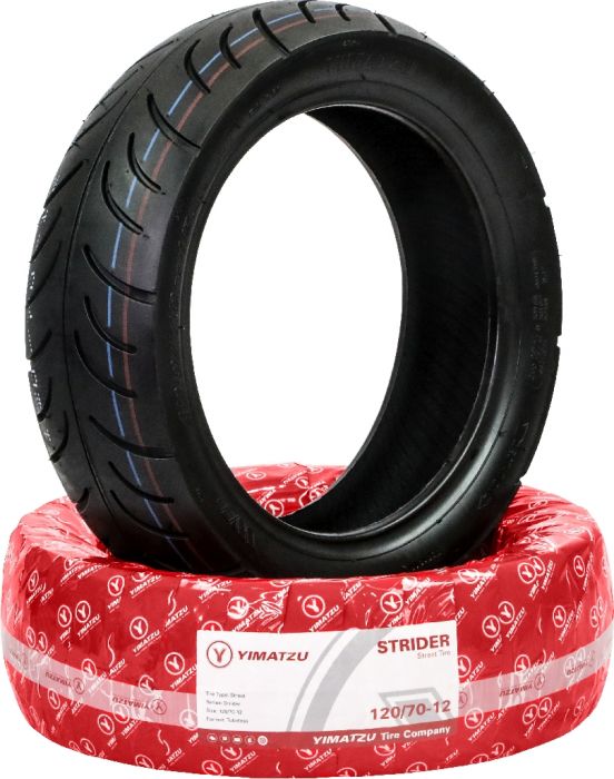 Tire - Yimatzu Strider, 120/70-12, Scooter, Tubeless