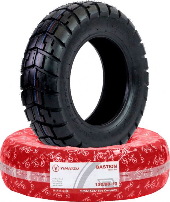 Tire - Yimatzu Bastion, 130/90-10, Scooter, Tubeless