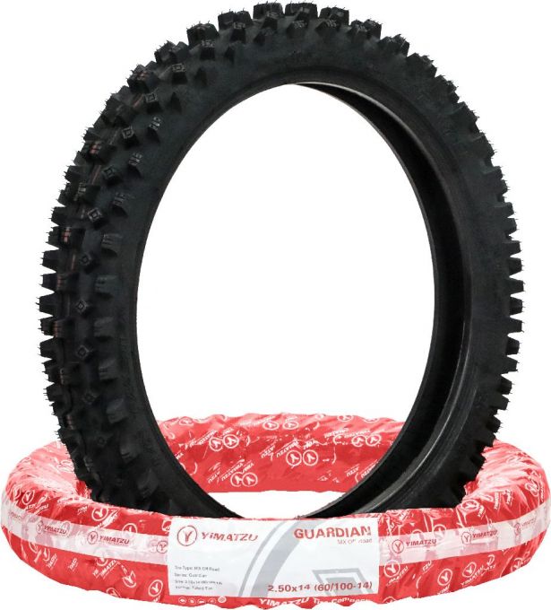 Tire - Yimatzu Guardian 60/100-14 (2.50-14), 14 Inch, Dirt Bike/MX