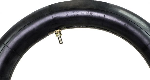 Inner Tube - Yimatzu 80/100-12 (3.00-12), TR4, Straight Valve Stem