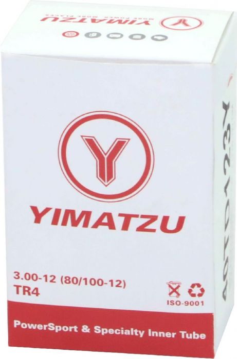 Inner Tube - Yimatzu 80/100-12 (3.00-12), TR4, Straight Valve Stem
