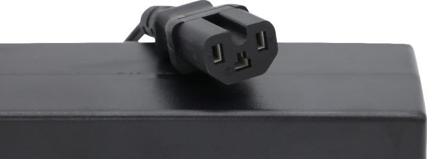 Charger - 48V, 2.5A, C13 Plug with Universal T-Prong, Lithium