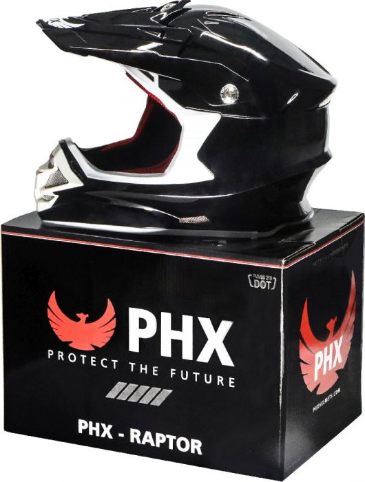 PHX Raptor - Pure, Gloss Black, XL