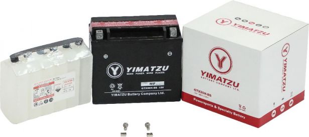 Battery - GTX20H-BS Yimatzu, AGM, Maintenance Free