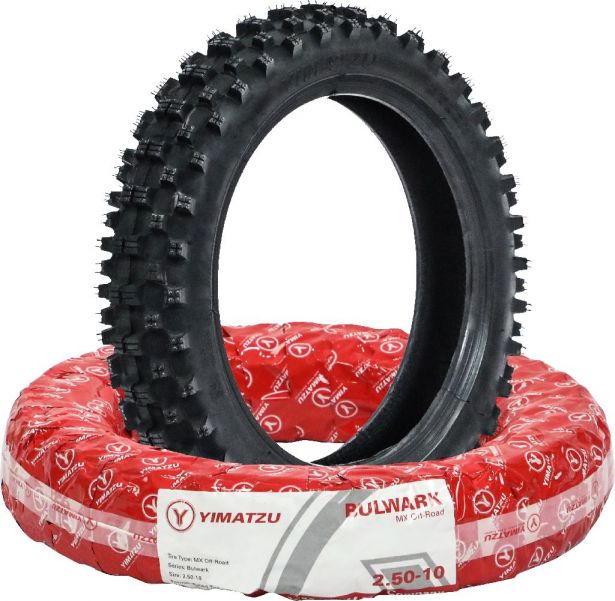 Tire - Yimatzu Bulwark 2.50-10, 10 Inch, Dirt Bike/MX