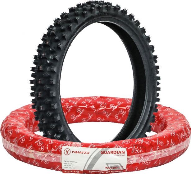 Tire - Yimatzu Guardian 70/100-17, 17 Inch, Dirt Bike/MX