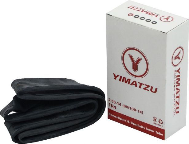 Inner Tube - Yimatzu 60/100-14 (2.50-14), TR4, Straight Valve Stem