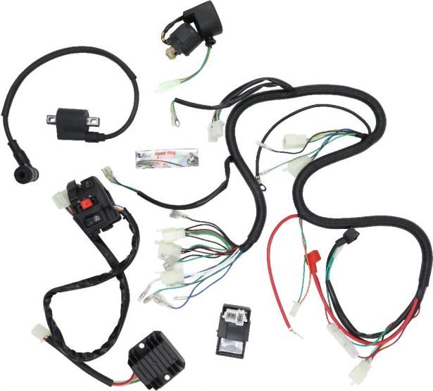 Universal Wiring Harness - 150cc to 250cc ATV, Go Kart, Dune Buggy