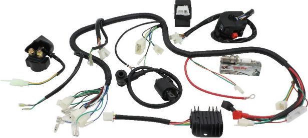 Universal Wiring Harness - 150cc to 250cc ATV, Go Kart, Dune Buggy