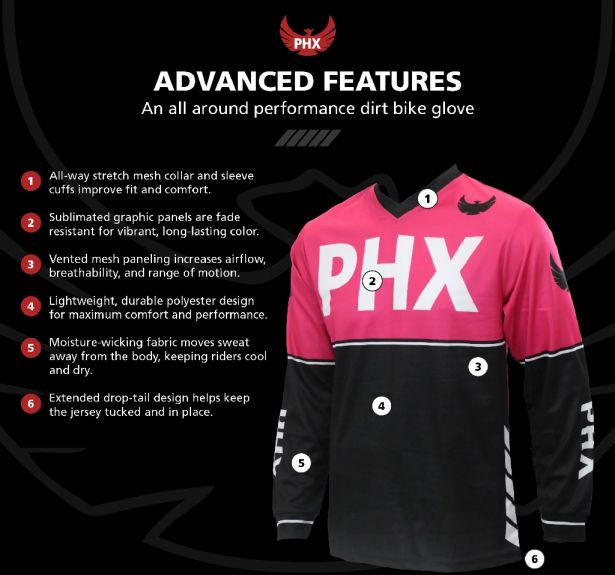 PHX Helios Jersey - Surge, Pink, Adult, XL
