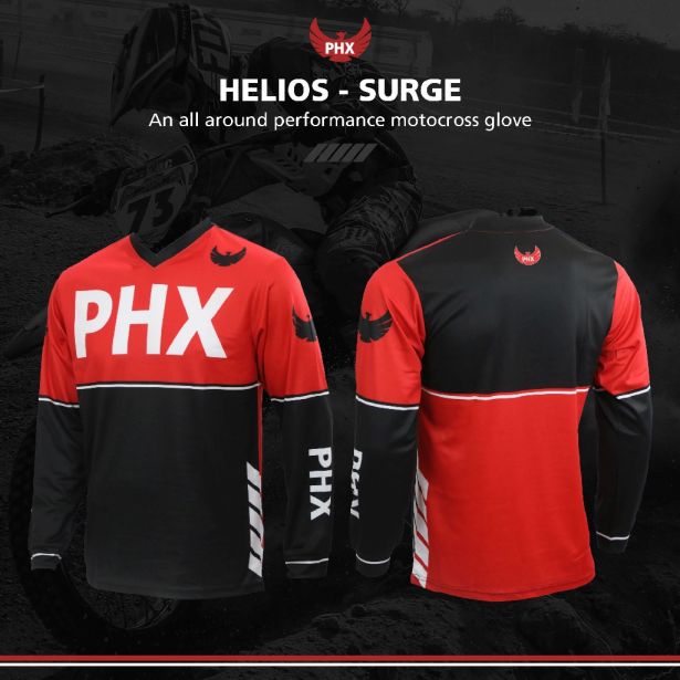 PHX Helios Jersey - Surge, Red, Youth, Small