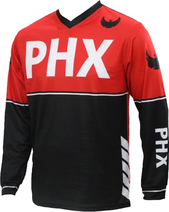 PHX Helios Jersey - Surge, Red, Adult, Small