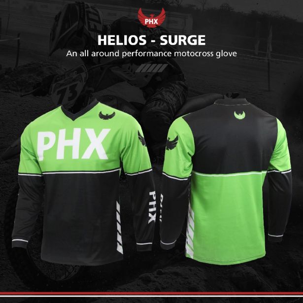 PHX Helios Jersey - Surge, Green, Adult, Medium