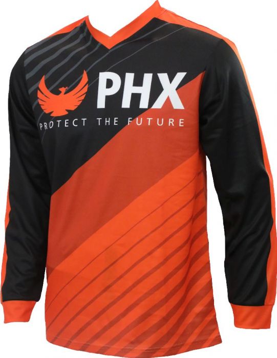 PHX Helios Jersey - Hydra, Orange, Youth, XL