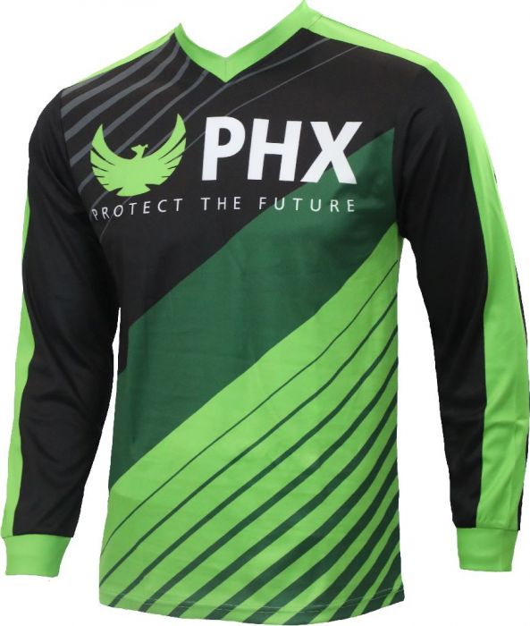 PHX Helios Jersey - Hydra, Green, Adult, Large