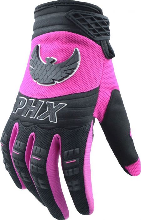 PHX Helios Gloves - Surge, Pink, Youth, Medium