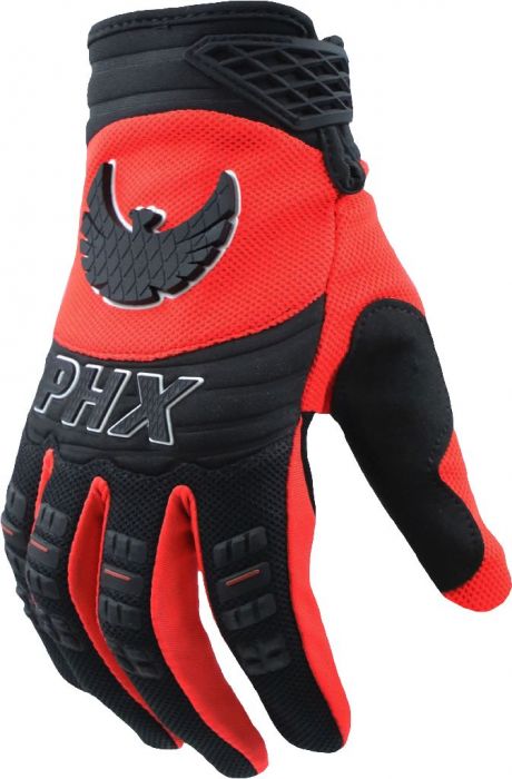 PHX Helios Gloves - Surge, Red, Adult, Medium