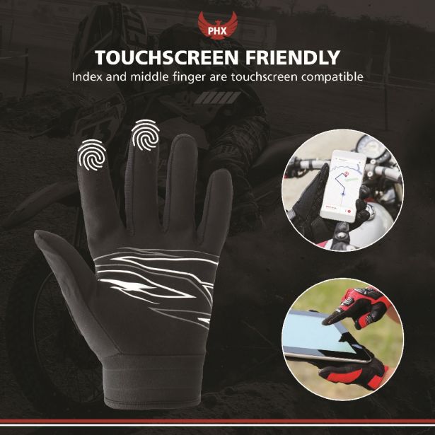 PHX Mudclaw Gloves - Tempest, Black, Adult, Small