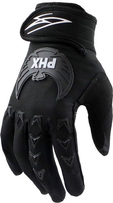 PHX Mudclaw Gloves - Tempest, Black, Adult, Large