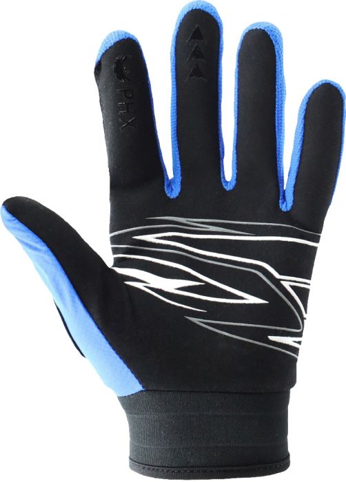 PHX Mudclaw Gloves - Tempest, Blue, Adult, Small