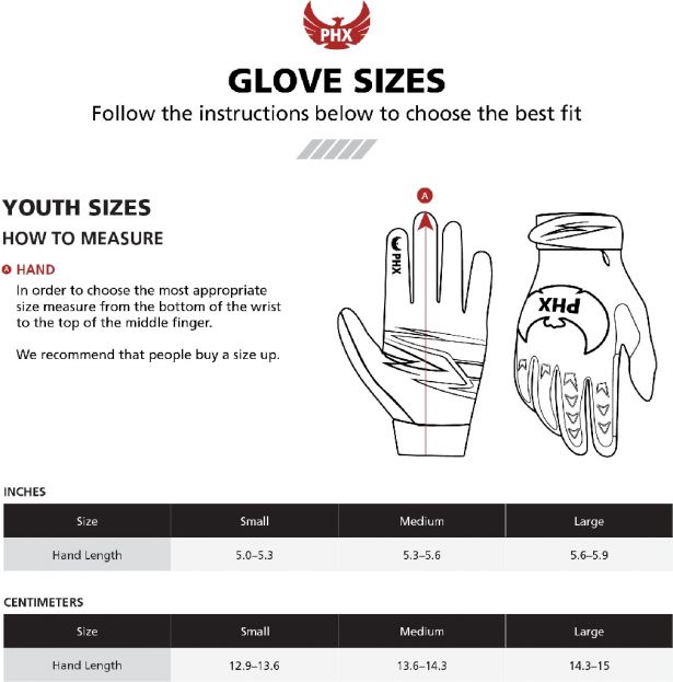 PHX Mudclaw Gloves - Tempest, Green, Youth, Small