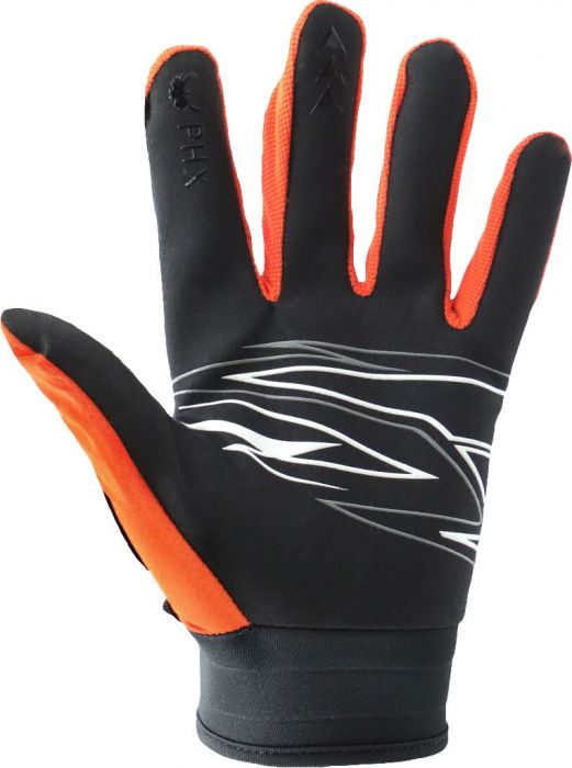 PHX Mudclaw Gloves - Tempest, Orange, Adult, Small