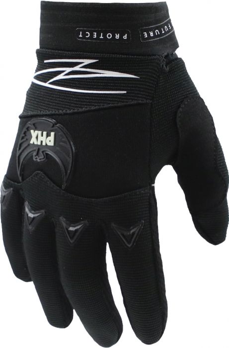 PHX Firelite Gloves - Tempest, Black, Youth, Small