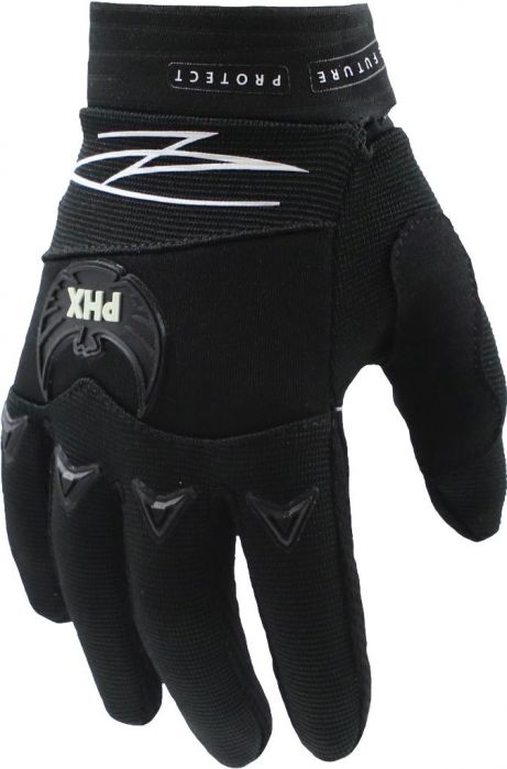 PHX Firelite Gloves - Tempest, Black, Youth, Large