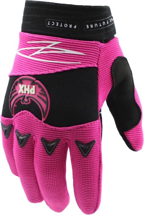 PHX Firelite Gloves - Tempest, Pink, Youth, Large