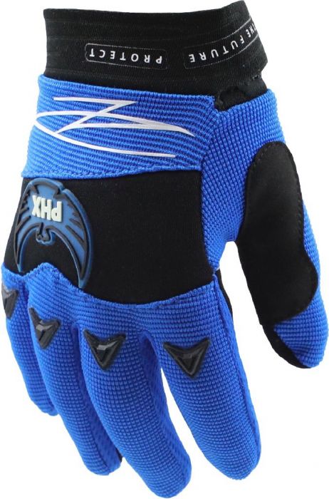 PHX Firelite Gloves - Tempest, Blue, Youth, Large
