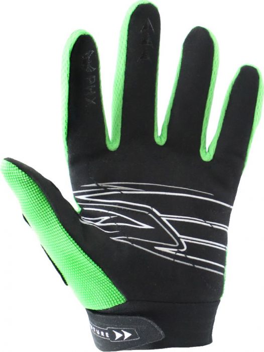 PHX Firelite Gloves - Tempest, Green, Youth, Large