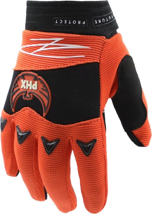 PHX Firelite Gloves - Tempest, Orange, Youth, Small