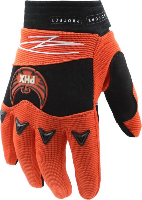 PHX Firelite Gloves - Tempest, Orange, Youth, Large
