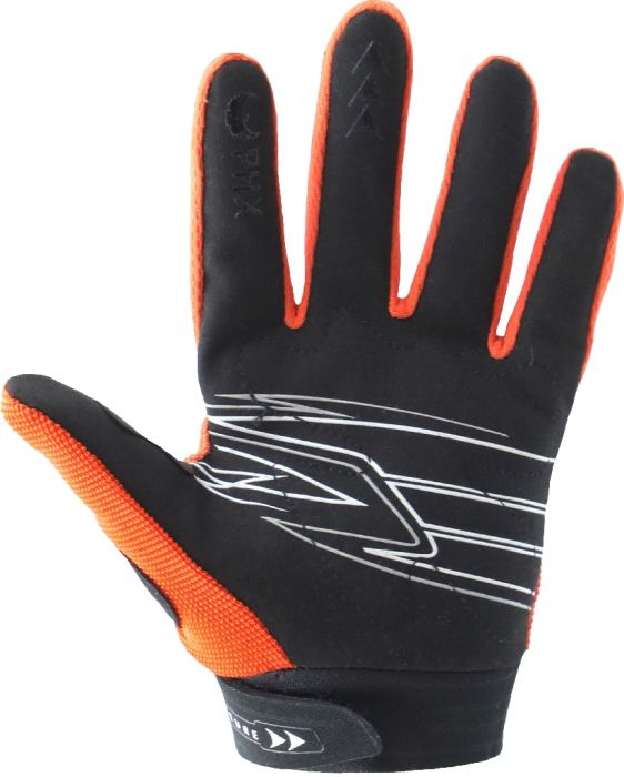 PHX Firelite Gloves - Tempest, Orange, Youth, Large