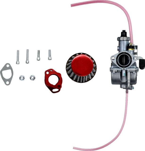 Carburetor - Mikuni VM22, Intake, Air Filter, Gasket & Hardware Set