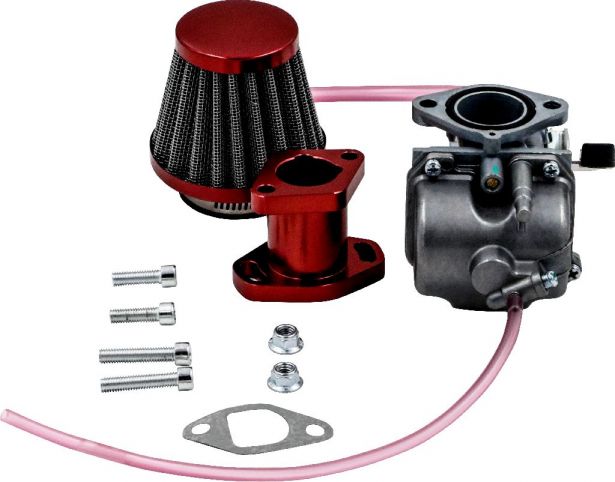 Carburetor - Mikuni VM22, Intake, Air Filter, Gasket & Hardware Set