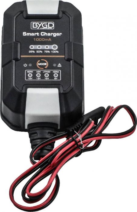 Charger - 3 Stage Universal Battery Charger, 1A Charging Current