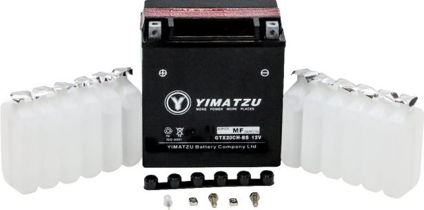 Battery - GTX20CH-BS Yimatzu, AGM, Maintenance Free