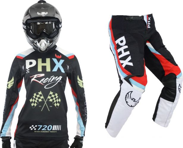 PHX Helios Ride Suit Combo - Jersey and Pants, 720, Youth, Small (22)