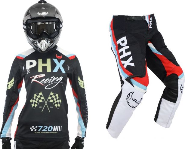 PHX Helios Ride Suit Combo - Jersey and Pants, 720, Youth, Large (26)