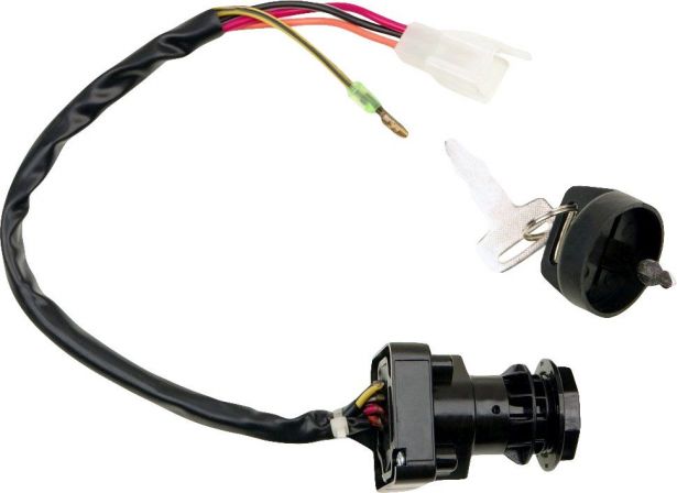 Ignition Key Switch - Suzuki LTZ50, LT80, LT-4WD,  LTF250, LT250F , LTF300F, LTF4