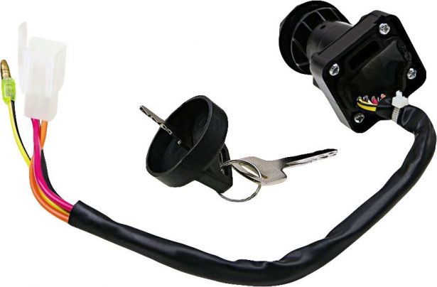 Ignition Key Switch - Suzuki LTZ50, LT80, LT-4WD,  LTF250, LT250F , LTF300F, LTF4