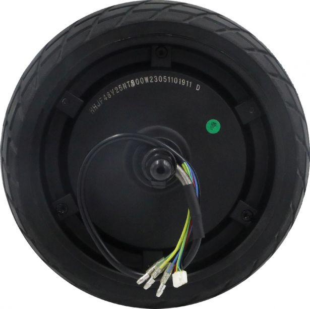 Electric Motor & Wheel Assembly - 48V, 800W, SHOK Scooters Graviton