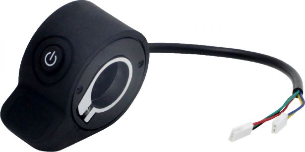 Throttle Assembly - Electric Thumb Throttle Unit, SHOK Scooters Graviton