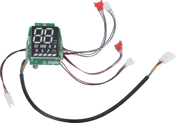 Display Control Board - LCD Instrument Panel Control Board SHOK Scooters Graviton