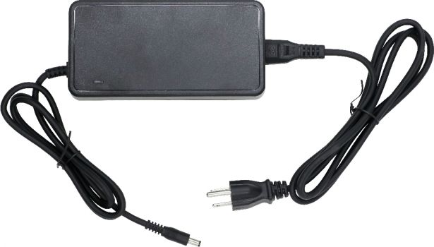 Charger - 48V, 2A, Lithium Ion, DC2.1, UL/ULC, SHOK Motors Fusion, Atomik, Pulsar, Excursion