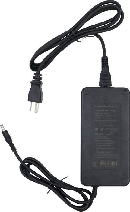 Charger - 48V, 2A, Lithium Ion, DC2.1, UL/ULC, SHOK Motors Fusion, Atomik, Pulsar, Excursion