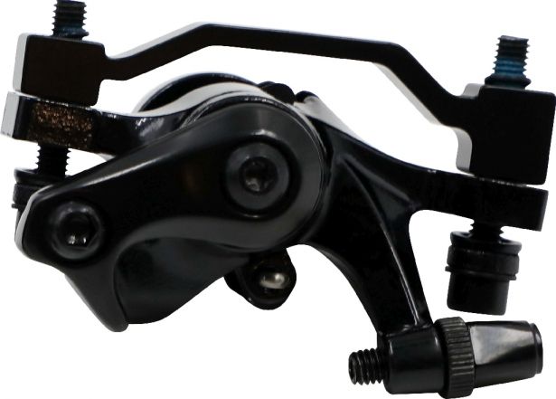 Brake Caliper - Front Caliper & Pads, SHOK Motors Fusion, Atomik, Pulsar, Excursion