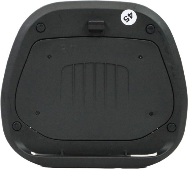 Tail Storage Box - 45L Silver Motorcycle & Scooter Trunk, PHX Gen2, Quick Release, Dual Backrest, Corner Reflectors