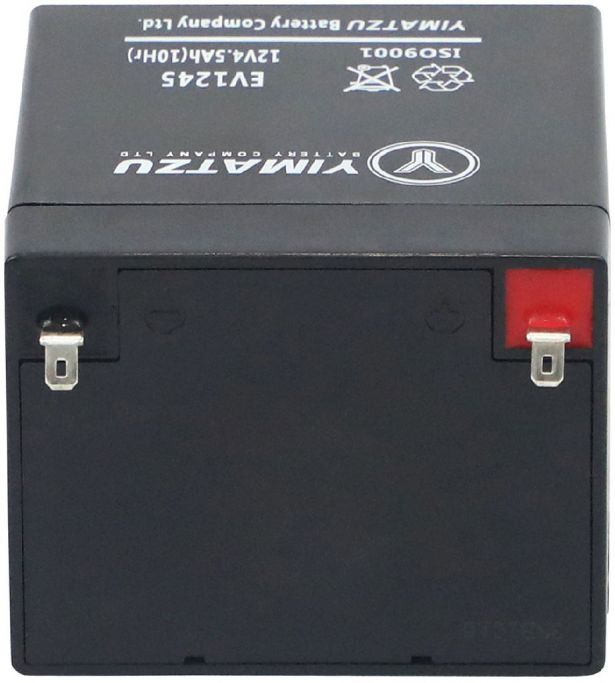 Battery - EV1245, 12V 4.5AH, Yimatzu, T1 Terminals